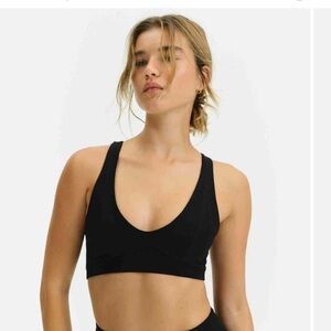 Mate The Label Organic Stretch V-Neck Bra